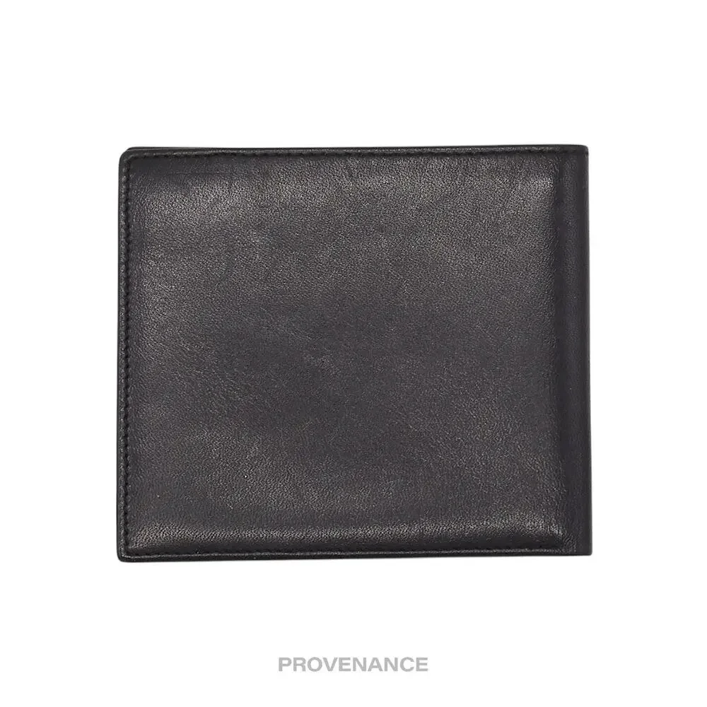 🔴 Givenchy 4G Logo 8CC Bifold Wallet - Monsieur Black Leather